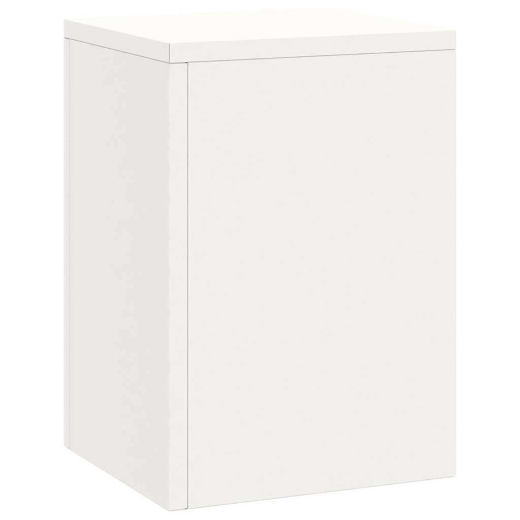 Supporto per piante 3 pcs Bianco Acciaio