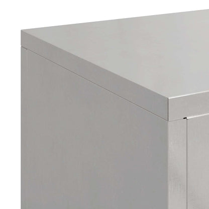 Supporto per piante 3 pcs Argento Acciaio inossidabile