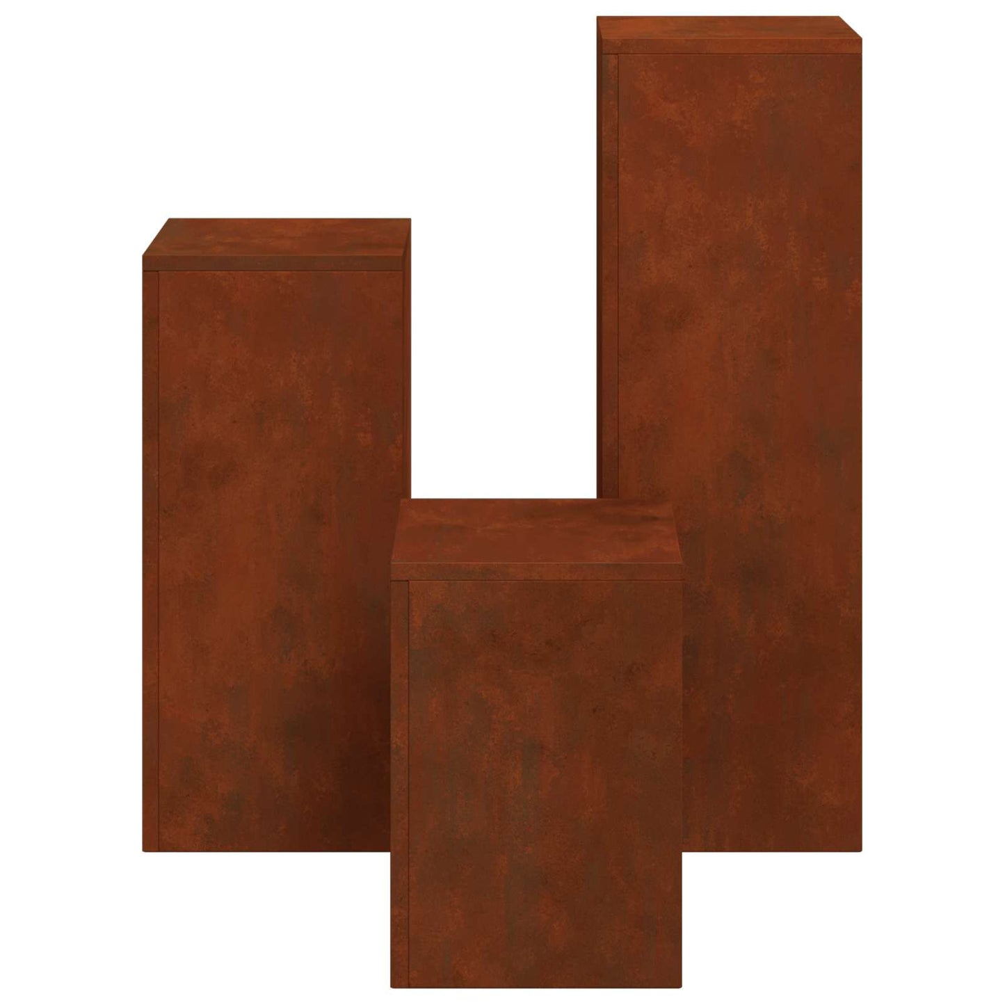 Supporto per piante 3 pcs Ruggine | homemem39