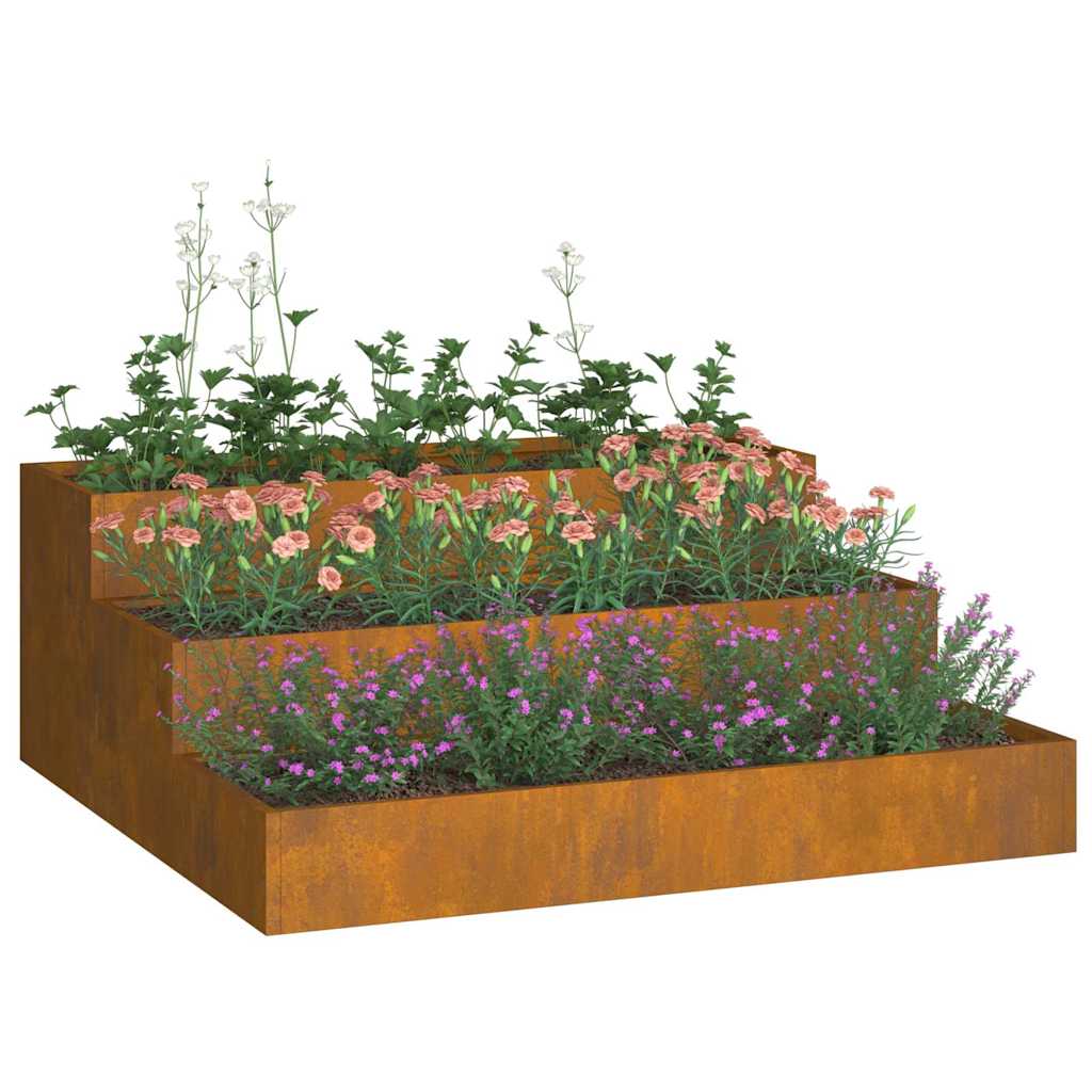 Vaso da giardino Ruggine 90 x 90 x 35 cm