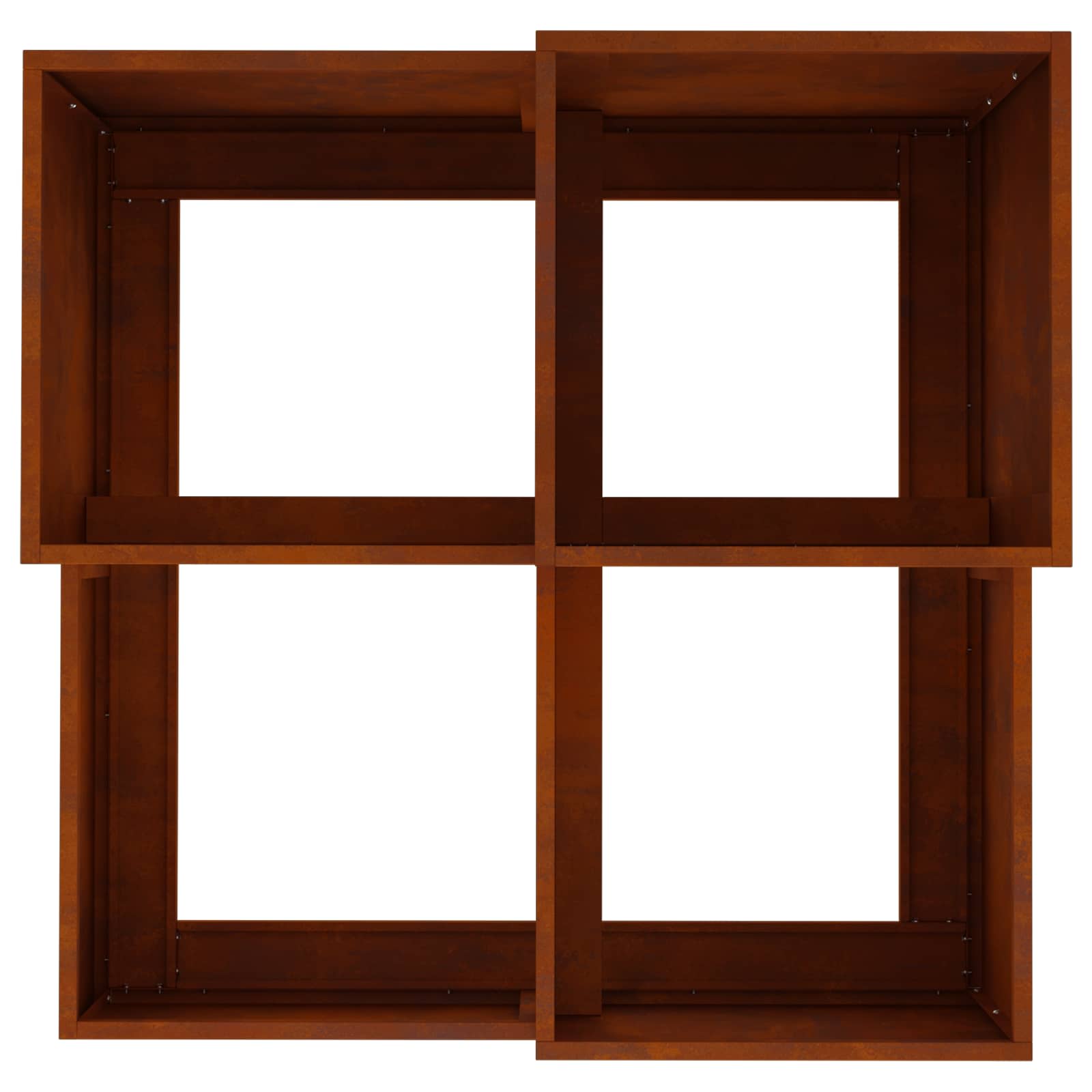 Vaso da giardino Ruggine 80 x 80 x 60 cm | homemem39