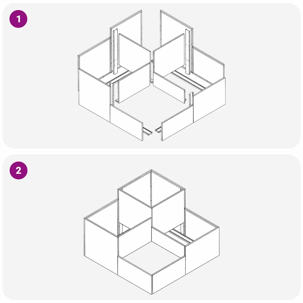 Vaso da giardino Argento 100 x 100 x 60 cm Acciaio inossidabile