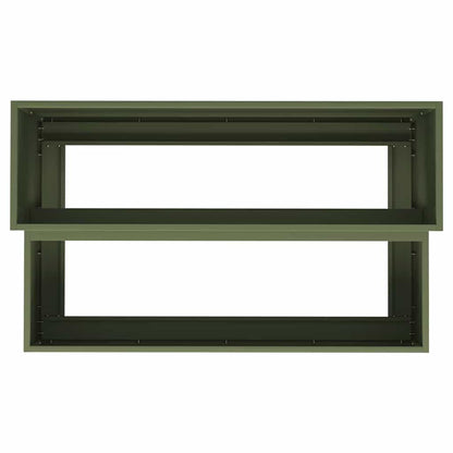 Vaso da giardino Verde oliva 100 x 60 x 45 cm