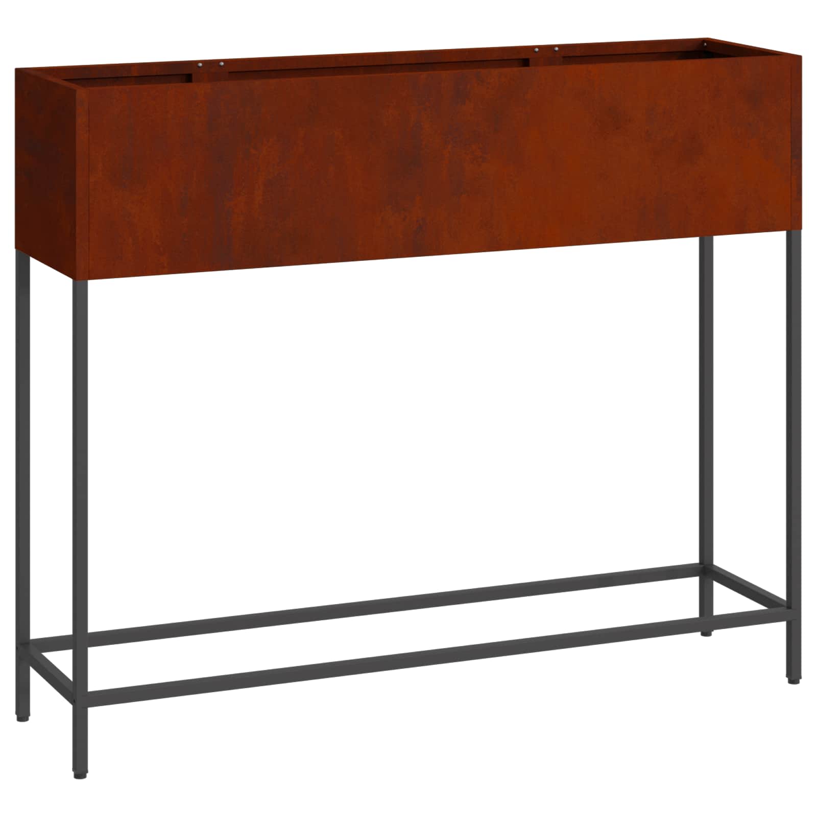 Vaso da Giardino Rialzato Ruggine 100 x 26 x 82 cm | homemem39