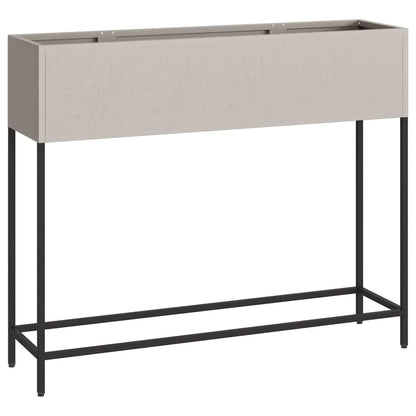 Vaso da Giardino Rialzato Ruggine 100 x 26 x 82 cm Acciaio