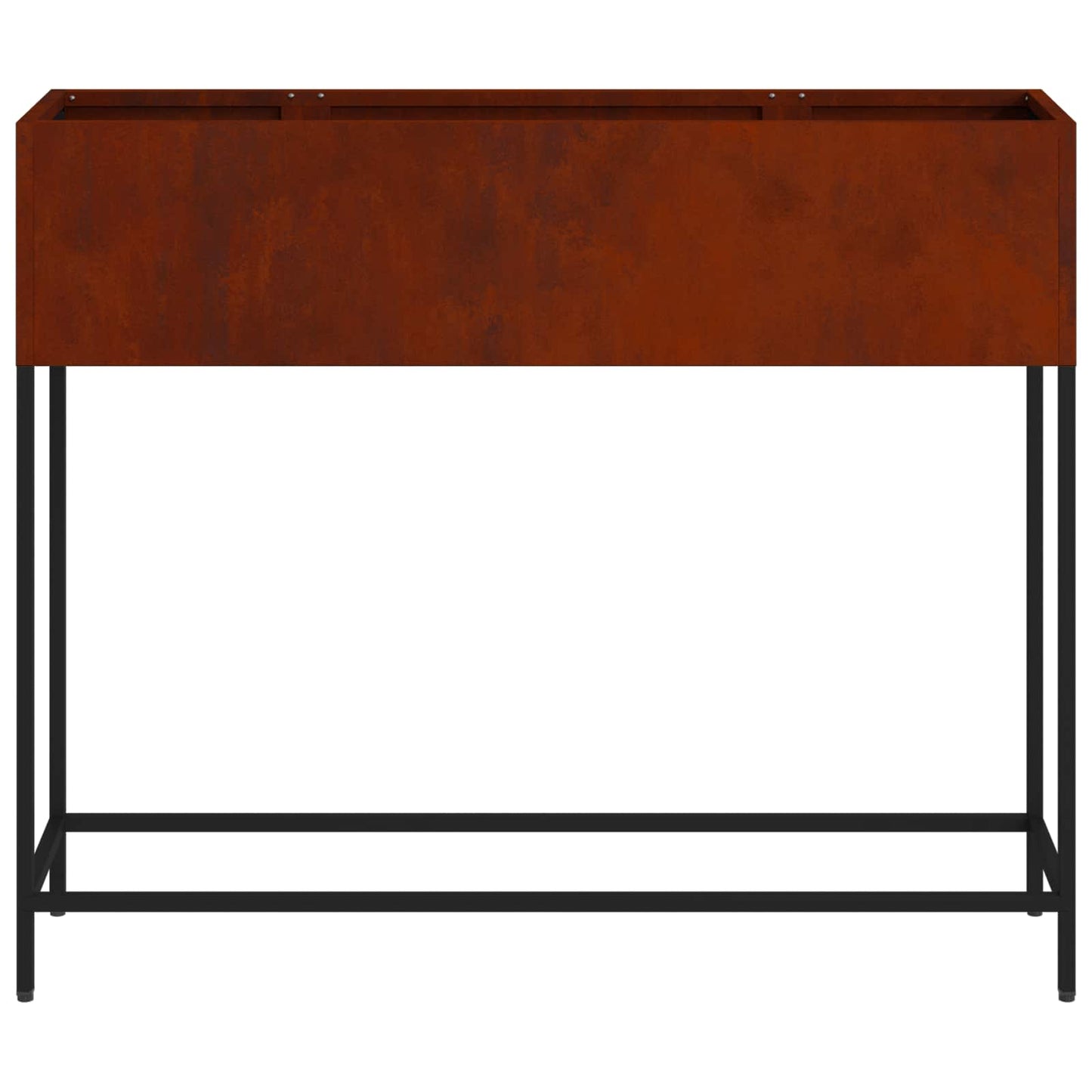 Vaso da Giardino Rialzato Ruggine 100 x 26 x 82 cm | homemem39