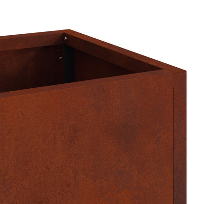 Vaso da Giardino Rialzato Ruggine 60 x 26 x 45 cm | homemem39