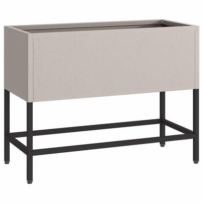 Vaso da Giardino Rialzato Ruggine 60 x 26 x 45 cm