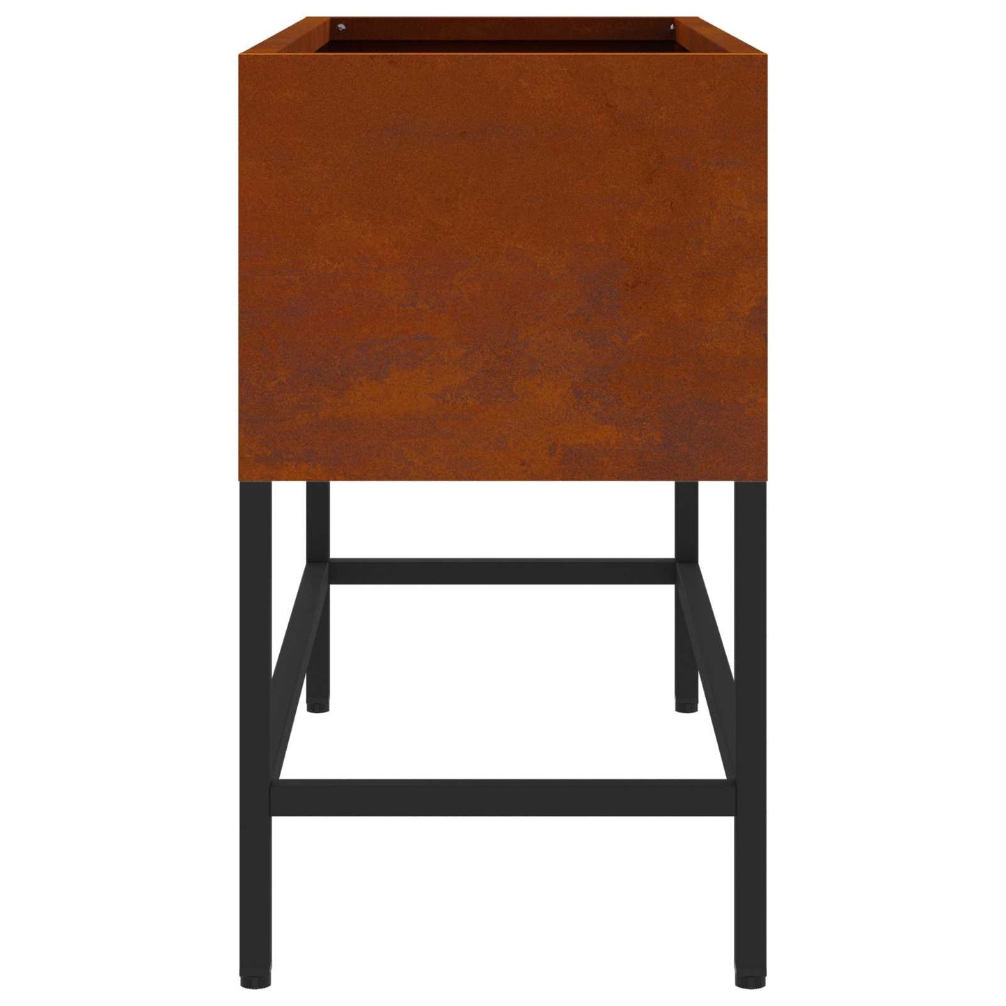 Vaso da Giardino Rialzato Ruggine 60 x 26 x 45 cm | homemem39
