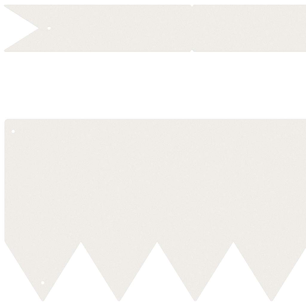 Bordura per Prato 50 pcs Bianco 100 x 0.05 x 20 cm