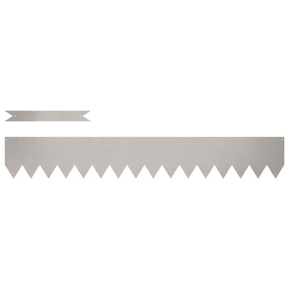 Bordura per Prato 10 pcs Marrone 100 x 0.05 x 20 cm