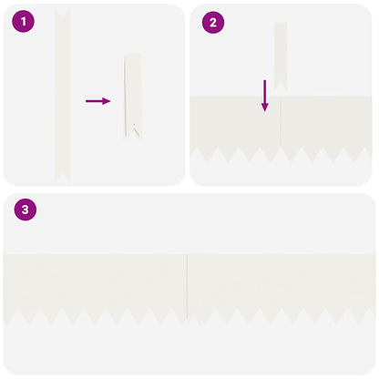 Bordura per Prato 10 pcs Bianco 100 x 0.05 x 20 cm
