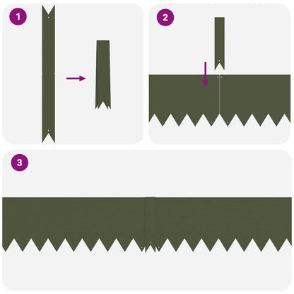 Bordura per Prato 30 pcs Verde oliva 100 x 0.05 x 20 cm