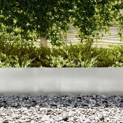 Bordura per Prato 20 pcs Argento 100 x 0.05 x 20 cm