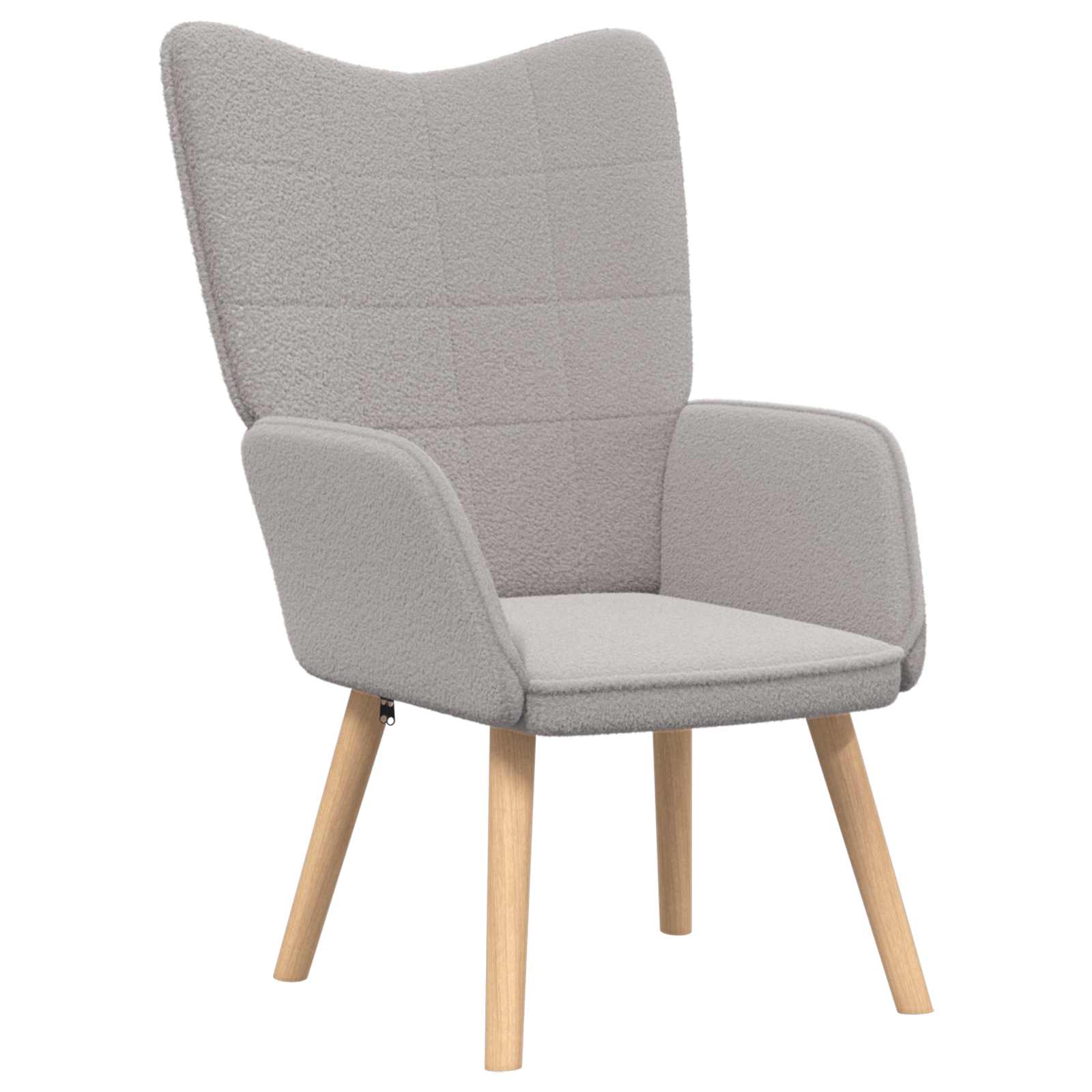 poltrona Grigio chiaro 62 x 67 x 95,5 cm Tessuto Sherpa | homemem39