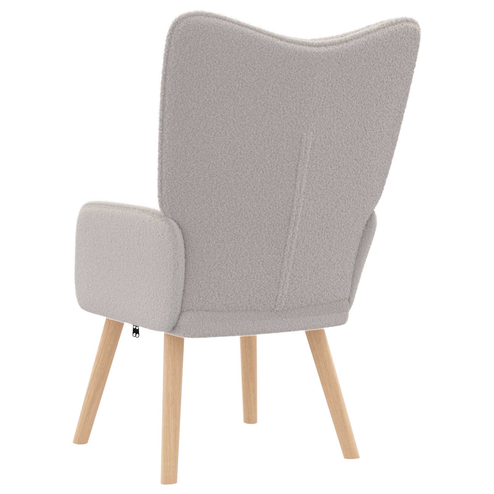 poltrona Grigio chiaro 62 x 67 x 95,5 cm Tessuto Sherpa | homemem39