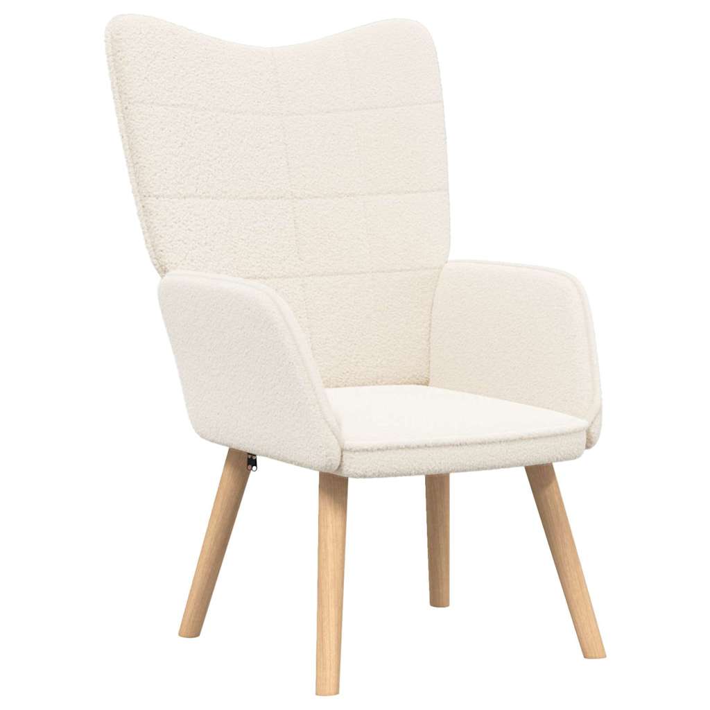 poltrona Crema 62 x 67 x 95,5 cm Tessuto Sherpa | homemem39