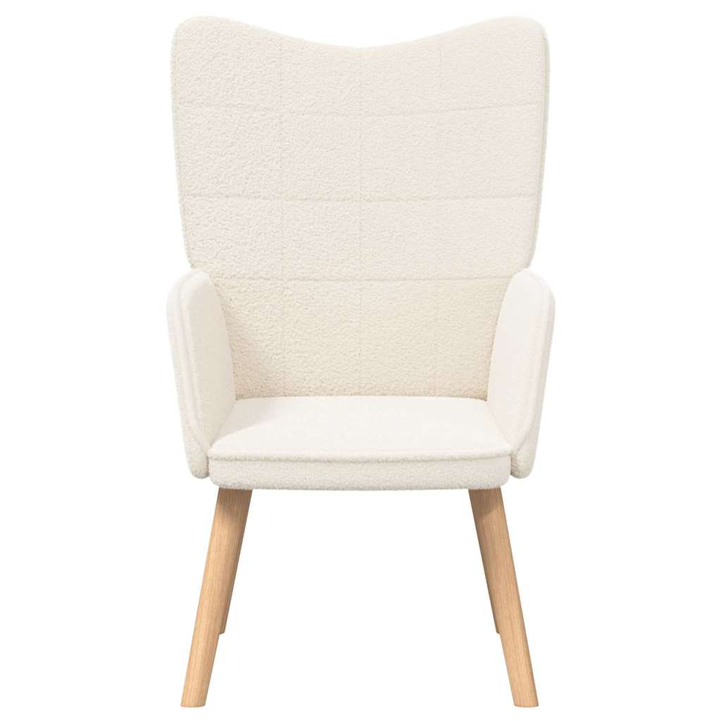 poltrona Crema 62 x 67 x 95,5 cm Tessuto Sherpa | homemem39