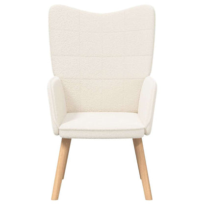 poltrona Crema 62 x 67 x 95,5 cm Tessuto Sherpa | homemem39