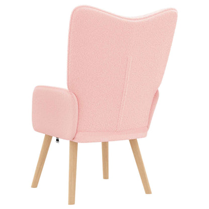 poltrona Rosa 62 x 67 x 95,5 cm Tessuto Sherpa | homemem39