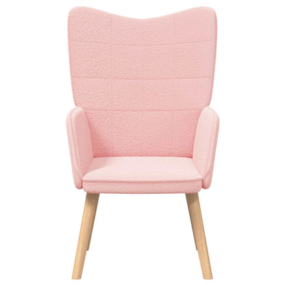 poltrona Rosa 62 x 67 x 95,5 cm Tessuto Sherpa | homemem39