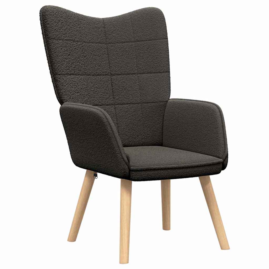 poltrona Grigio scuro 62 x 67 x 95,5 cm Tessuto Sherpa | homemem39