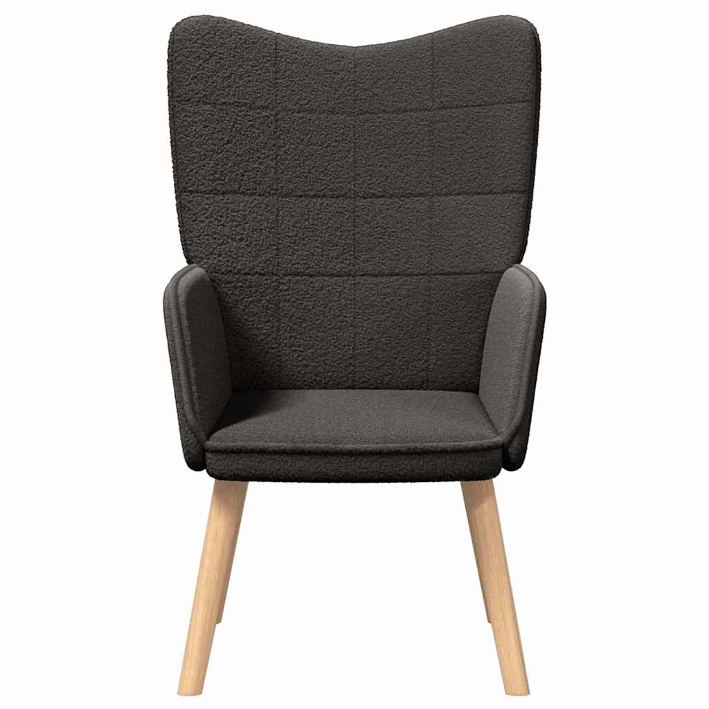 poltrona Grigio scuro 62 x 67 x 95,5 cm Tessuto Sherpa | homemem39