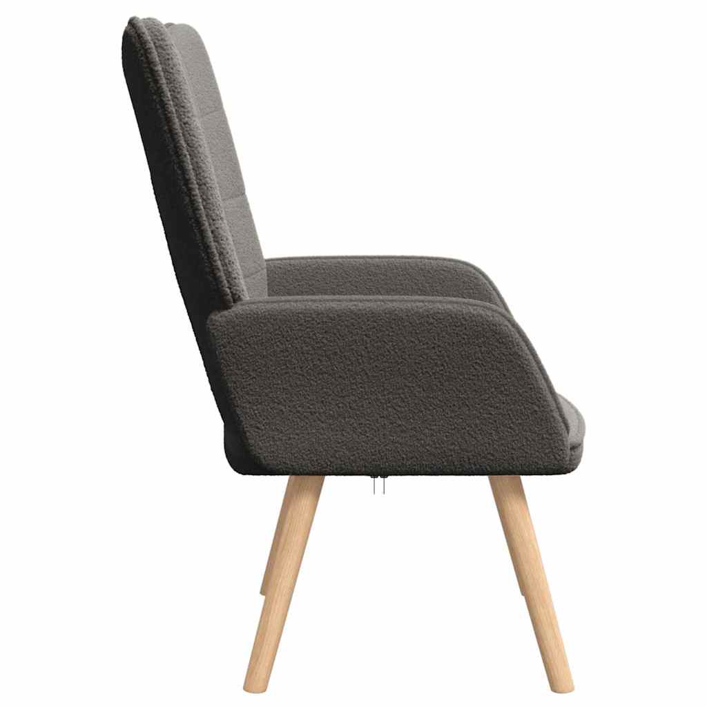 poltrona Grigio scuro 62 x 67 x 95,5 cm Tessuto Sherpa | homemem39