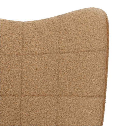 Sedia rilassante Beige 62 x 67 x 95.5 cm Tessuto - homemem39