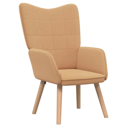 poltrona Beige 62 x 67 x 95,5 cm Tessuto Sherpa