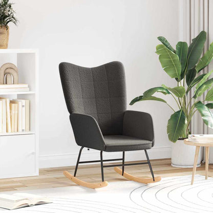 Sedia rilassante Grigio scuro 61 x 78 x 98 cm Tessuto - homemem39