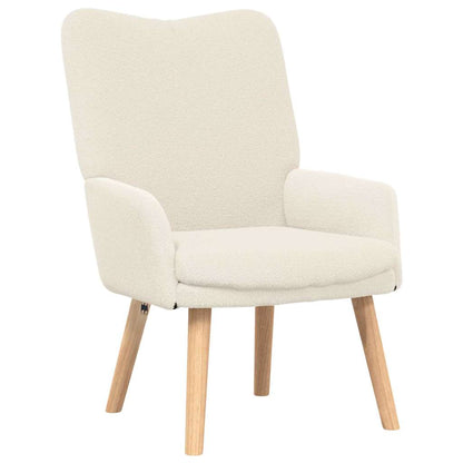 poltrona Crema 63 x 67 x 94 cm Tessuto di Pecora e Plywood | homemem39