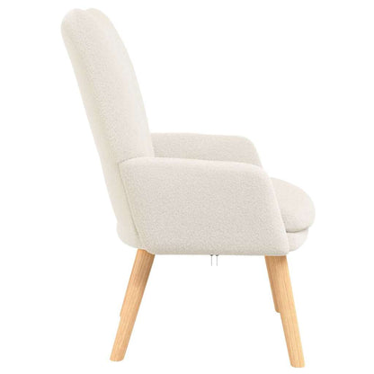 poltrona Crema 63 x 67 x 94 cm Tessuto di Pecora e Plywood | homemem39