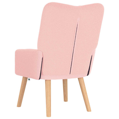poltrona Rosa 63 x 67 x 94 cm Tessuto di Pecora e Plywood | homemem39