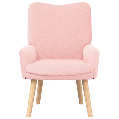 poltrona Rosa 63 x 67 x 94 cm Tessuto di Pecora e Plywood | homemem39