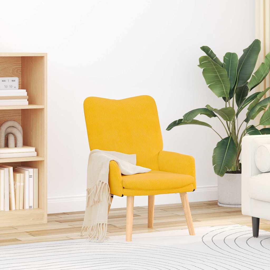 poltrona Giallo Chiaro 63 x 67 x 94 cm Tessuto | homemem39