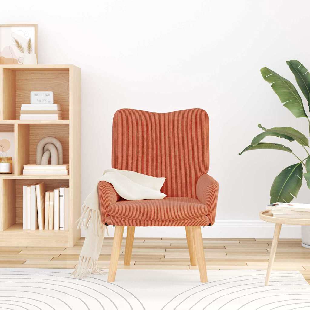 poltrona Rosso Arancio 63 x 67 x 94 cm Tessuto | homemem39