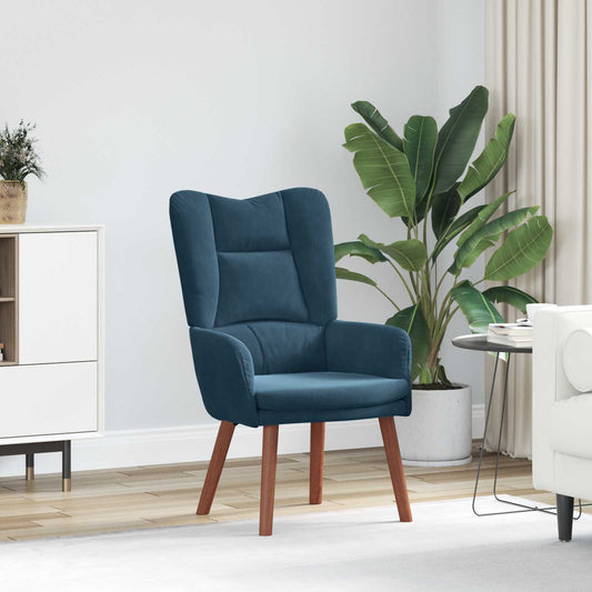poltrona Blu 63 x 67 x 94 cm Velluto