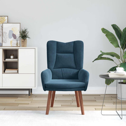 poltrona Blu 63 x 67 x 94 cm Velluto | homemem39
