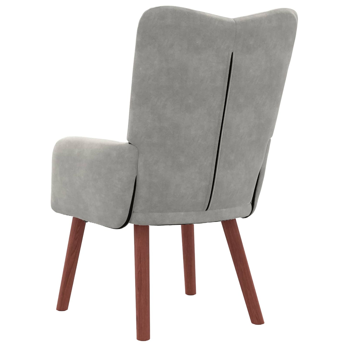 poltrona Grigio chiaro 63 x 67 x 94 cm Velluto
