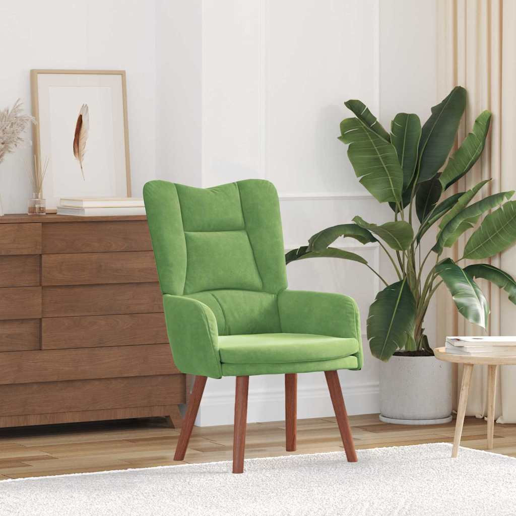 poltrona Verde chiaro 63 x 67 x 94 cm Velluto | homemem39