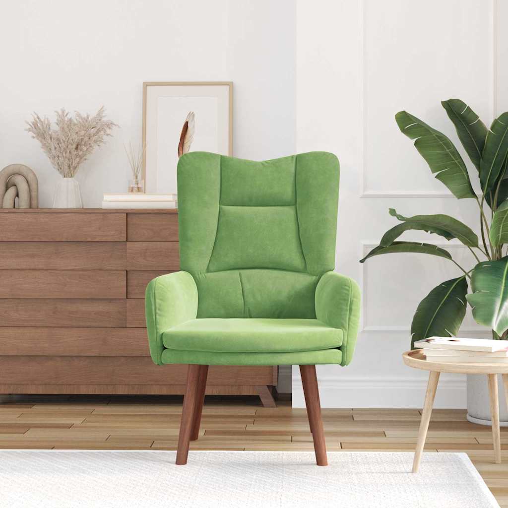 poltrona Verde chiaro 63 x 67 x 94 cm Velluto | homemem39