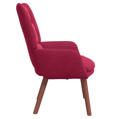 poltrona Rosso Vino 63 x 67 x 94 cm Velluto | homemem39