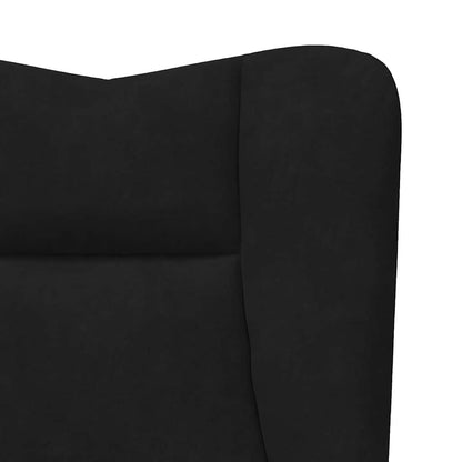 poltrona Nero 63 x 67 x 94 cm Velluto