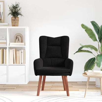 poltrona Nero 63 x 67 x 94 cm Velluto