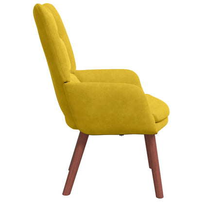 poltrona Giallo 63 x 67 x 94 cm Velluto