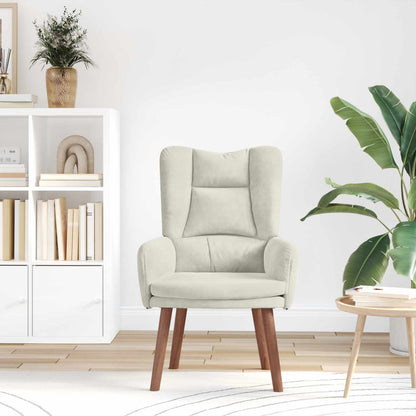 poltrona Crema 63 x 67 x 94 cm Velluto - homemem39