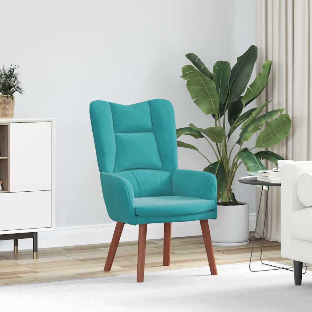 poltrona Turchese 63 x 67 x 94 cm Velluto | homemem39