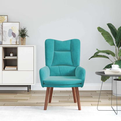 poltrona Turchese 63 x 67 x 94 cm Velluto | homemem39