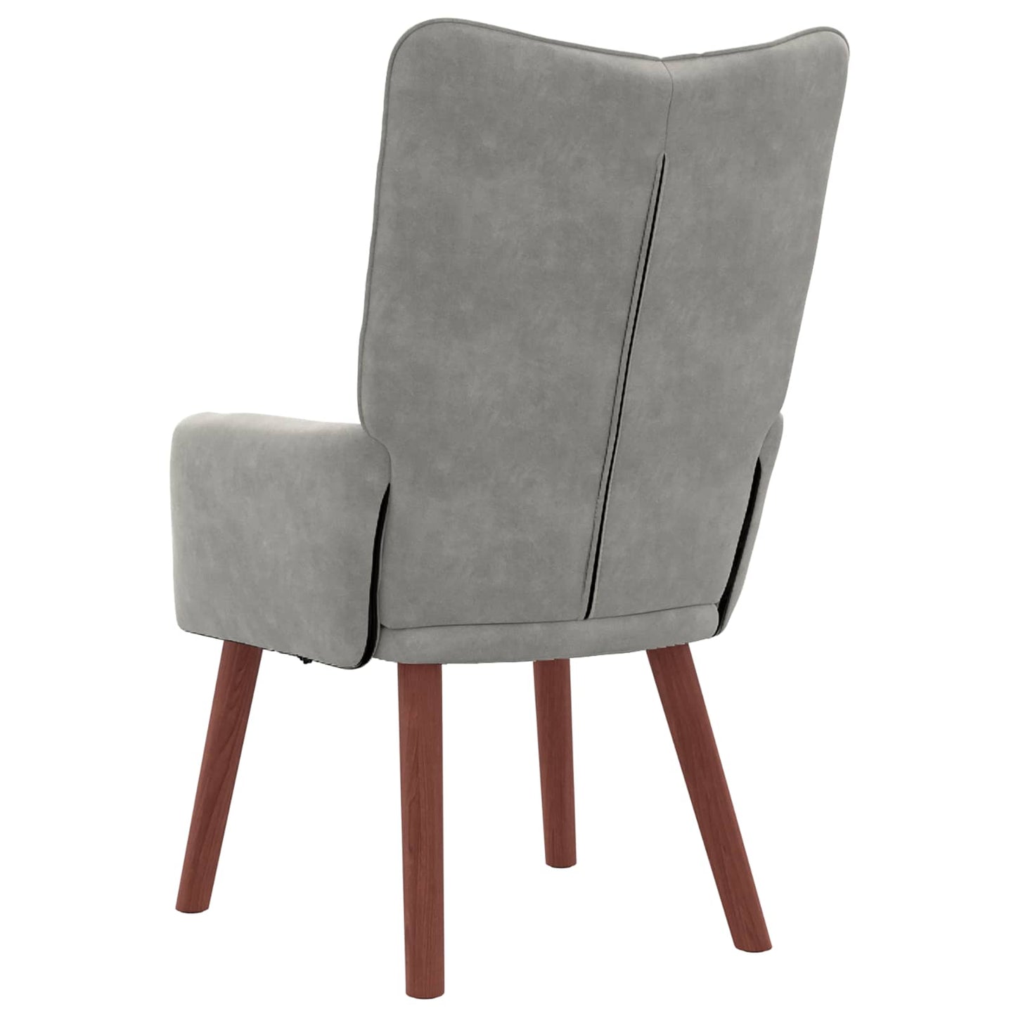poltrona Grigio chiaro 63 x 67 x 94 cm Velluto | homemem39